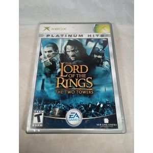 Lord Of The Rings: The Two Towers Platinum Hits (Microsoft Xbox) Complete Manual